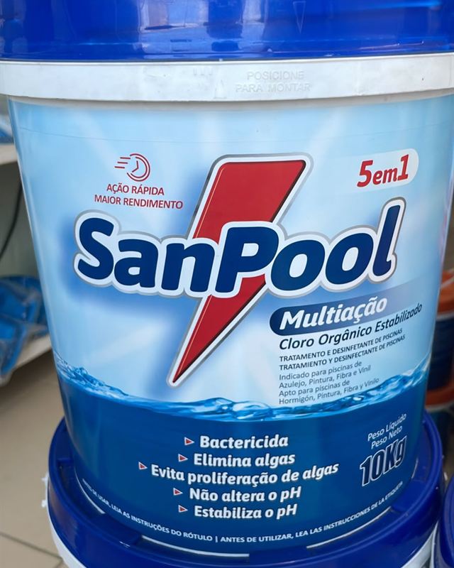 Cloro orgânico SanPool 5 em 1 para piscina