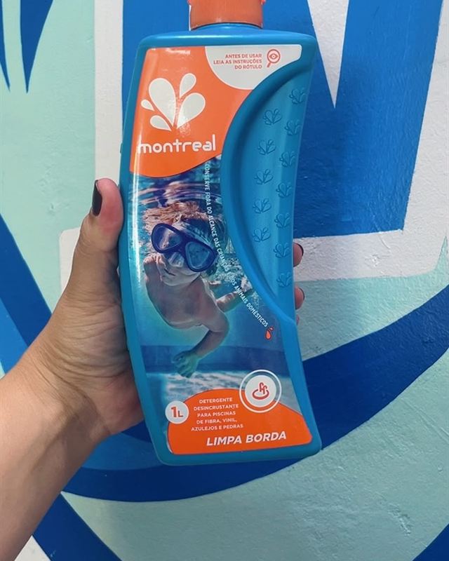 Frasco de limpa borda para piscina Montreal